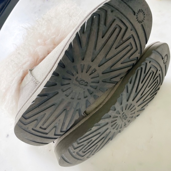 UGG Lida Boots in Seal Grey with Sheepskin and Mongolian Fur - Picture 12 of 15